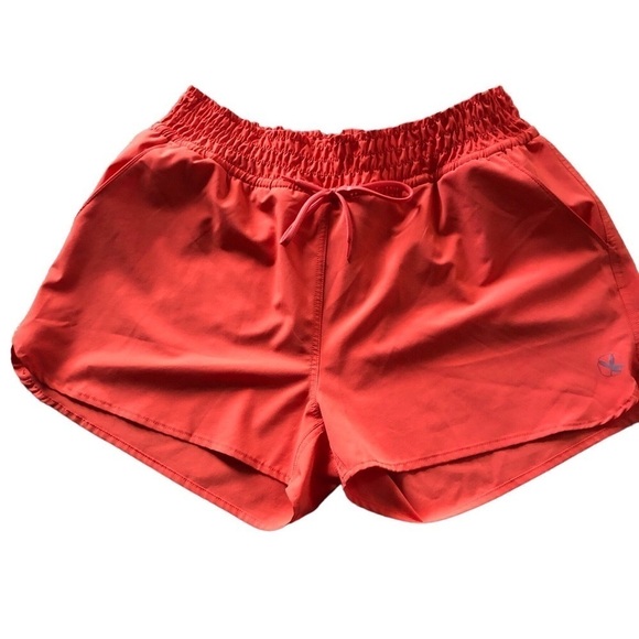 Carve Designs Bali Shorts XL Pull-On Drawstring Orange Athleisure Sporty Yoga - Picture 2 of 10